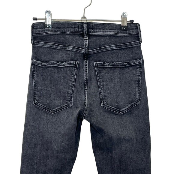 AGOLDE Sophie High Rise Skinny Jeans Silence Grey Distressed Size 26 - Picture 6 of 12